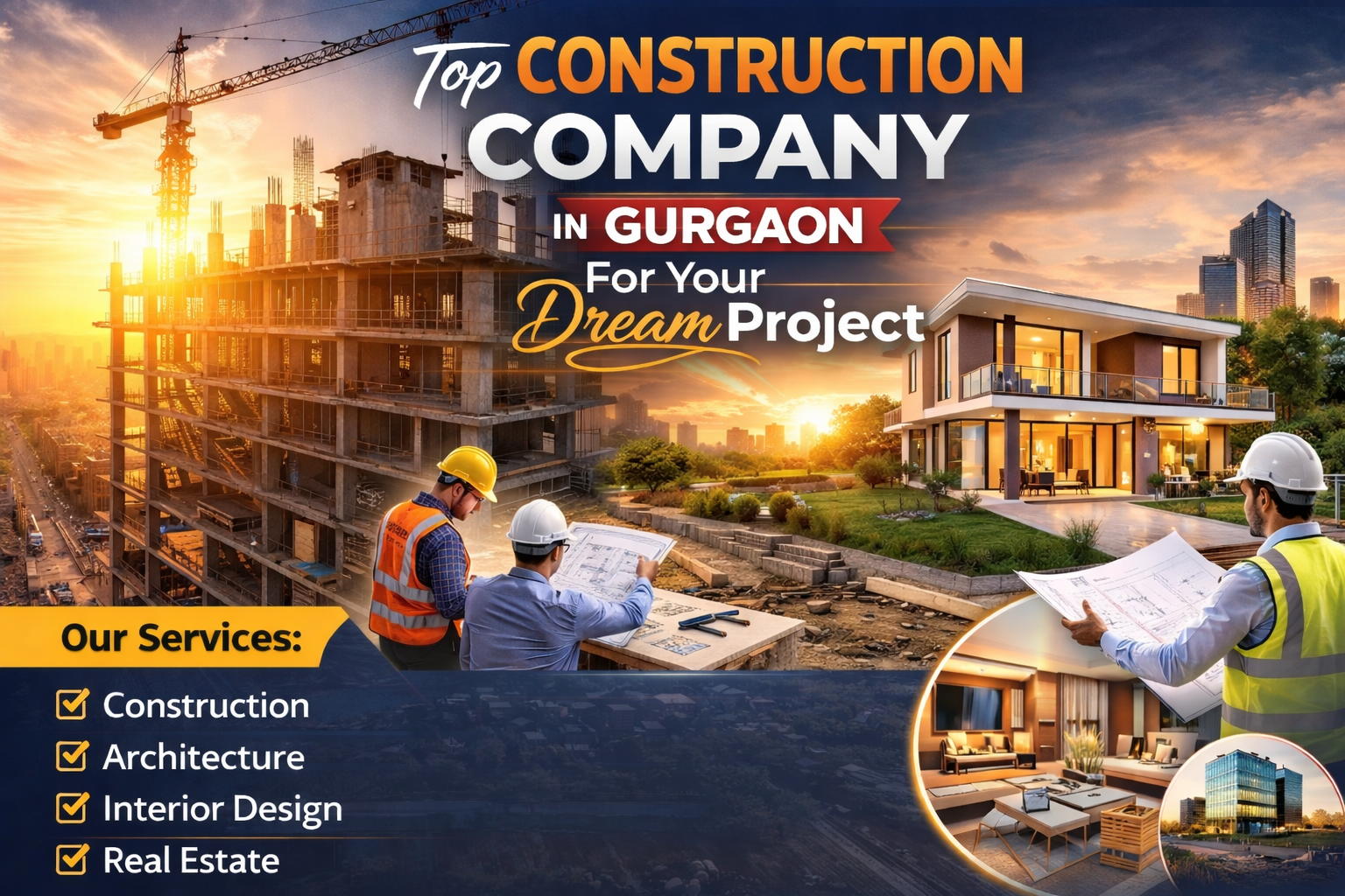 Best Choice: Top Construction Company in Gurgaon for Your Dream Project