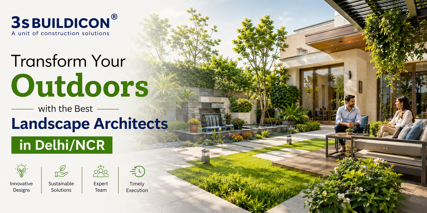 Transform Your Outdoors with the Best Landscape Architects in Delhi/NCR