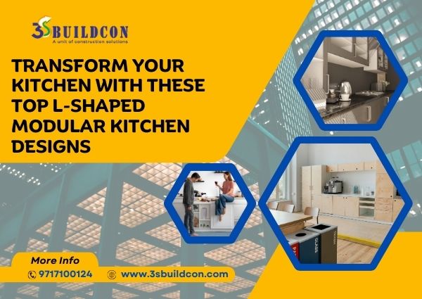 Transform Your Kitchen with these Top L-Shaped Modular Kitchen Designs